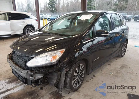 2017 Ford C-Max Hybrid Titanium z USA, uszkodzony, nr VIN 1FADP5DU4HL117328